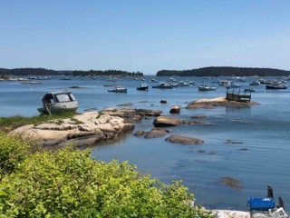 Boats and rocks
