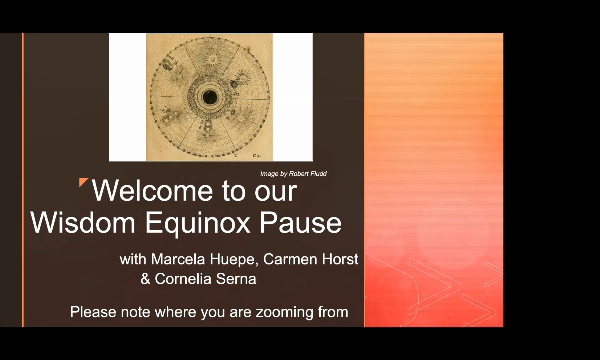 WISDOM COMMUNITY EQUINOX PAUSE – SEPT 2022 -Event Recording